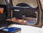 Prado150/GX460 Rear Door Drop Down Table and Cage