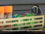 Prado150/GX460 Rear Door Caddy [Natural Stainless]
