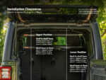 JL 4 Door Standalone Rear Roof Shelf