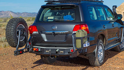 ARB | REAR BAR WITH JERRY CAN HOLDER LEFT SIDE AND SPARE TIRE CARRIER RIGHT SIDE | LC200