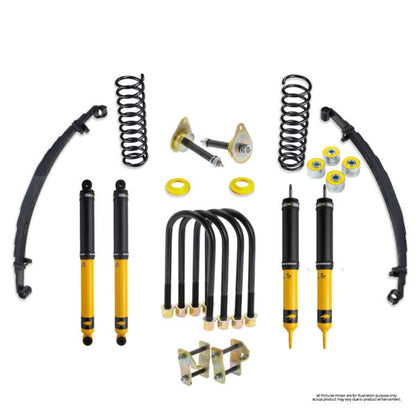ARB | NITRO PLUS KIT | LC71 2007+ | FRONT COIL & REAR LEAF MEDUIM & STEERING STABLIZER