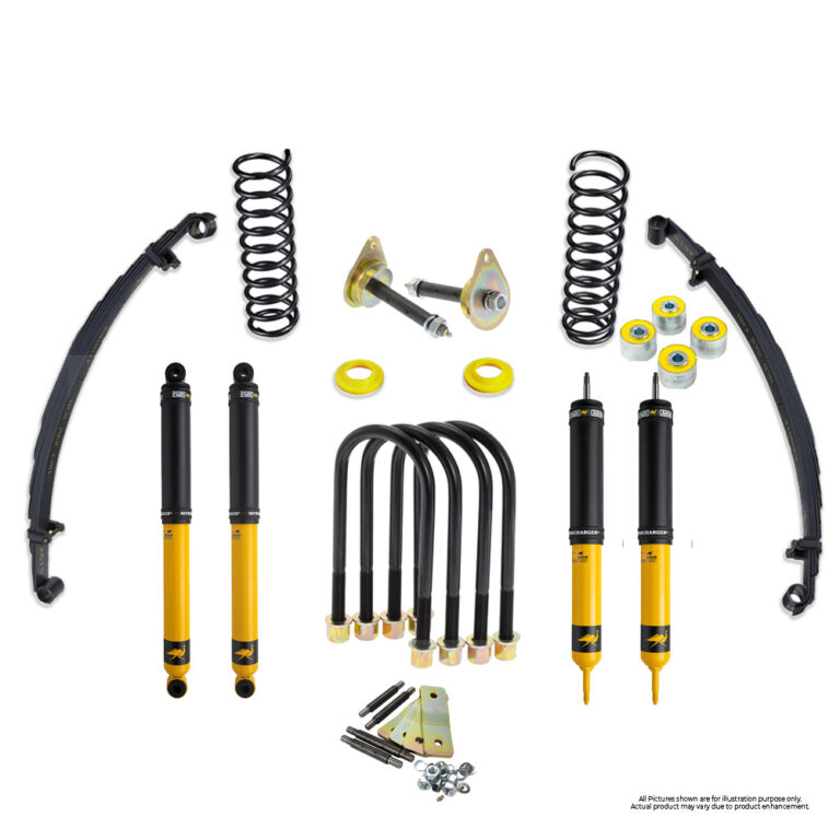 ARB | NITRO PLUS KIT | LC79 2007+ | FRONT COIL & REAR LEAF MEDUIM & STEERING STABLIZER
