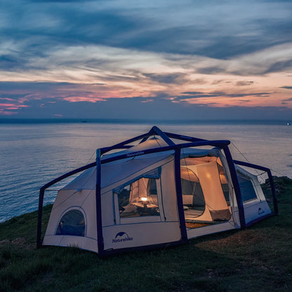 Naturehike Lingfeng Air 12.0 LightWeight Inflatable Tent 450x260x190 - Blue/White
