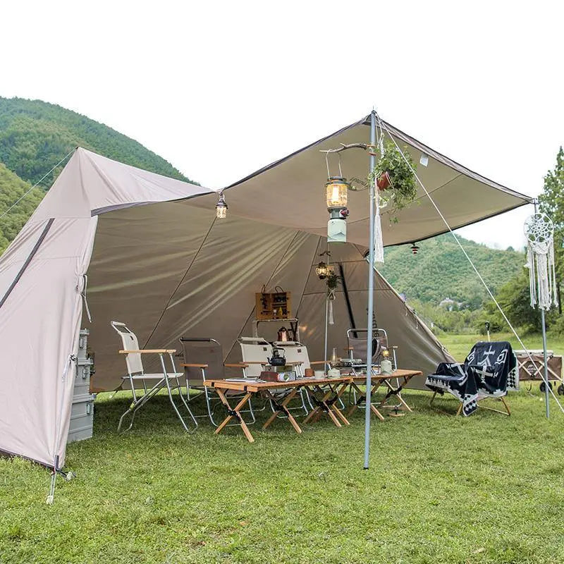 Naturehike cloud desk twin tower shelter coated version - Silver