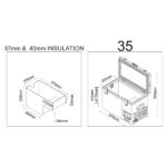NL - NL 35 SINGLE ZONE LEGACY SMART REFRIGERATOR & FREEZER single zone