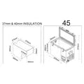 NL - NL 45 SINGLE ZONE LEGACY SMART REFRIGERATOR & FREEZER