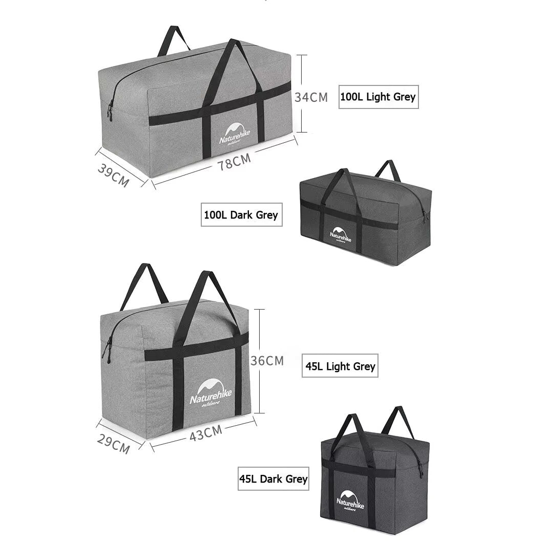 Naturehike Updated outdoor storage Bag (45litre) - Dark Grey