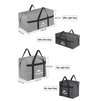 Naturehike Updated outdoor storage Bag (45litre) - Dark Grey