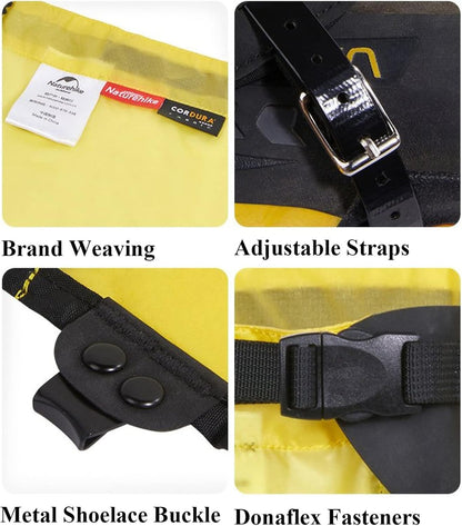 Naturehike Ultralight Nylon Gaiters M (41-43) - Yellow