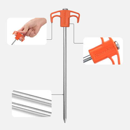 Naturehike Camping Iron Ground Nail Orange