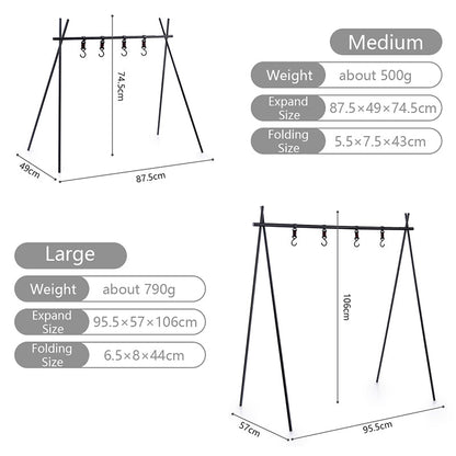 Naturehike (Chen Yi) Triangular shelving Q-9B (Large) - Black