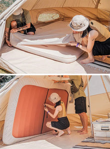 Naturehike Inflatable Cushion Cotton Bed Cover Single Person - Khaki