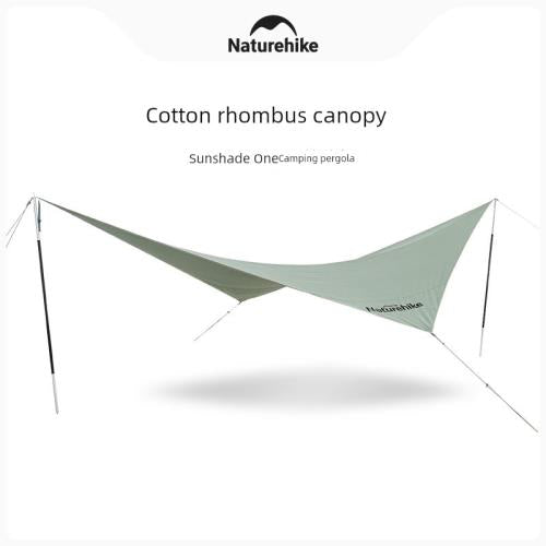Naturehike Pleased-Cotton square Canopy without pole - Green