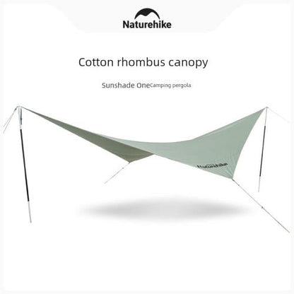 Naturehike Pleased-Cotton square Canopy without pole - Green
