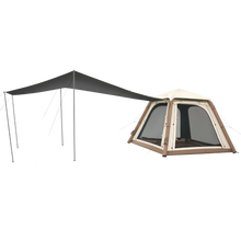 Naturehike Ango Pro Inflatable Tent 240x240x180 - Khaki/Brown