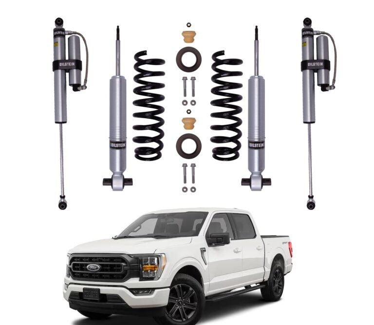BILSTEIN | 0-2.5″ FRONT 6112 & 0-2″ REAR 5160 SHOCKS KIT | F150 4WD 2021+