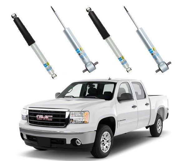 BILSTEIN | 0-1.75″ FRONT ADJUSTABLE & 0-1″ REAR 5100 SHOCKS KIT | CHEVY/GMC 1500 4WD 2007-2013
