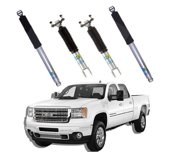 BILSTEIN | 0-1.5″ FRONT & 0-1″ REAR 5100 SHOCKS KIT | CHEVY/GMC 2500HD 4WD 2011+