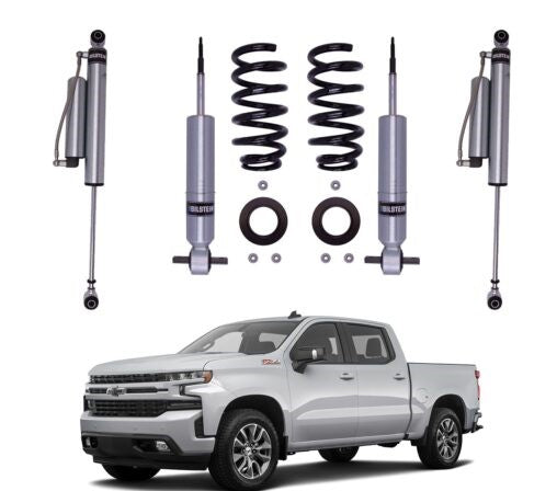 BILSTEIN | 0-2.5″ FRONT 6112 & 0-1″ REAR 5160 SHOCKS KIT | CHEVY/GMC 1500 4WD 2019+