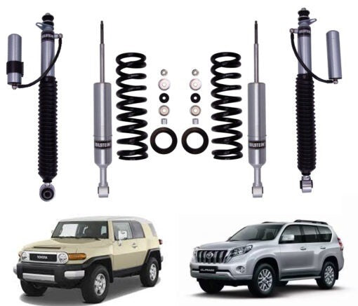 BILSTEIN | 0.6-3.2″ FRONT 6112 & 0-2″ REAR 5160 SHOCKS KIT | FJ CRUISER 4WD 2010-2022/PRADO 150 4WD 2010-2023