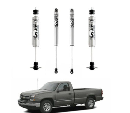 FOX | 0-1″ FRONT & 0-2″ REAR 2.0 PERFORMANCE SHOCKS KIT | CHEVY/GMC 1500 2WD 1999-2006/TAHOE 2WD 2000-2006/YUKON 2WD 2000-2006