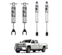 FOX | 1.5-2.5″ FRONT & 0-1″ REAR 2.5 PERFORMANCE SHOCKS KIT | CHEVY/GMC 2500HD 4WD 2011-2019