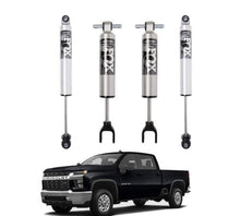 FOX | 1.5-2.5″ FRONT & 0-1″ REAR 2.5 PERFORMANCE SHOCKS KIT | CHEVY/GMC 2500HD 4WD 2020+