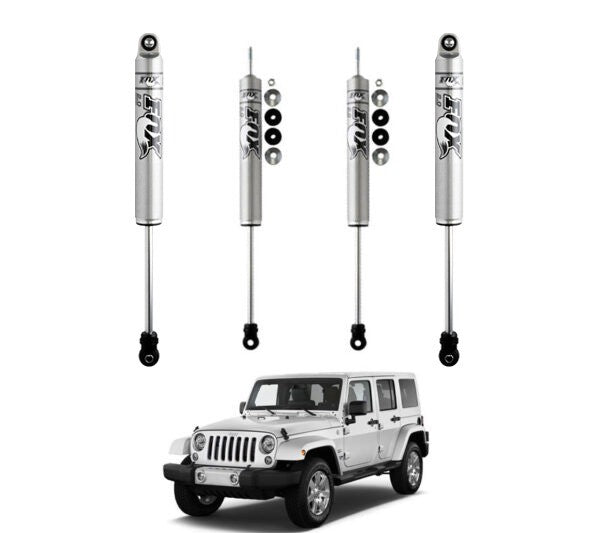 FOX | 1.5-3.5″ FRONT & 0-1″ REAR 2.0 PERFORMANCE SHOCKS KIT | JK 2DR/4DR 4WD 2007-2017