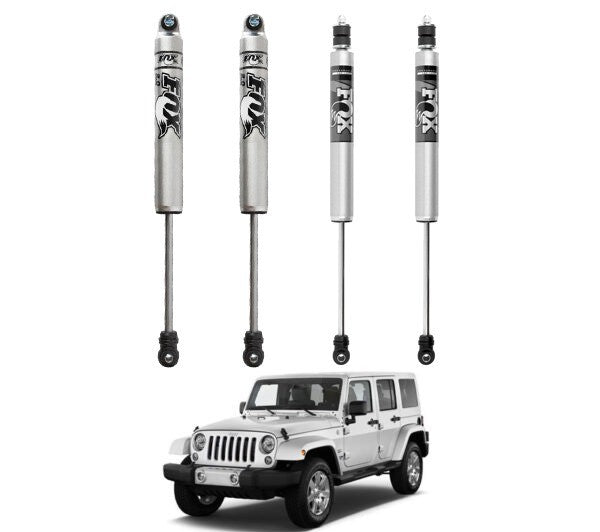 FOX | 0-1″ FRONT & 1.5-3.5″ REAR 2.0 PERFORMANCE SHOCKS KIT | JK 2DR/4DR 4WD 2007-2017