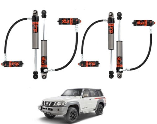 FOX | 0-2.5″ FRONT & 0-2.5″ REAR 2.5 FACTORY RESI ADJUSTABLE SHOCKS KIT | SAFARI Y61 LWD/SWB/UTE 4WD 1998-2023