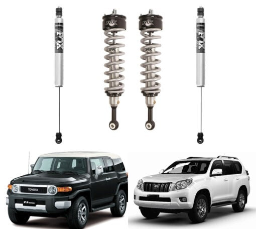 FOX | 0-2″ FRONT & 2-3″ REAR 2.0 PERFORMANCE SHOCKS KIT | FJ CRUISER 4WD 2010-2022/PRADO 150 4WD 2010-2023