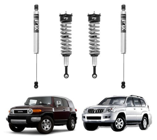 FOX | 0-2″ FRONT & 2-3″ REAR 2.0 PERFORMANCE SHOCKS KIT | FJ CRUISER 4WD 2007-2009/PRADO 120 4WD 2003-2009