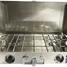 partner - 2 burner 22" x 12" w/windscreen