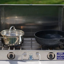partner - 2 burner 22" x 12" w/windscreen