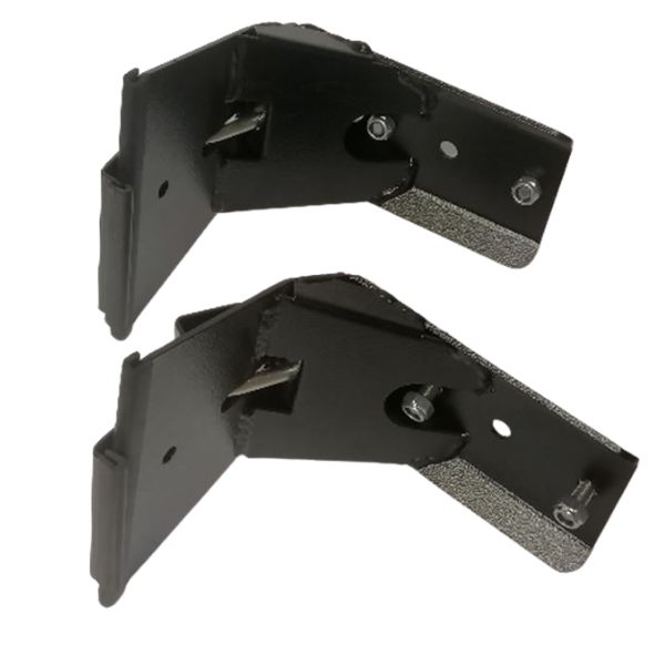 QUICK PITCH | 1450MM LOAD BAR BLACK W/ END CAPS & SS BRACKETS & GUTTER MOUNT FOR LOAD BAR | (X3)