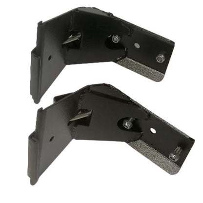 QUICK PITCH | 1450MM LOAD BAR BLACK W/ END CAPS & SS BRACKETS & GUTTER MOUNT FOR LOAD BAR | (X3)