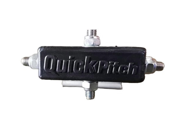 QUICK PITCH | 1450MM LOAD BAR BLACK W/ END CAPS & SS BRACKETS & GUTTER MOUNT FOR LOAD BAR | (X3)