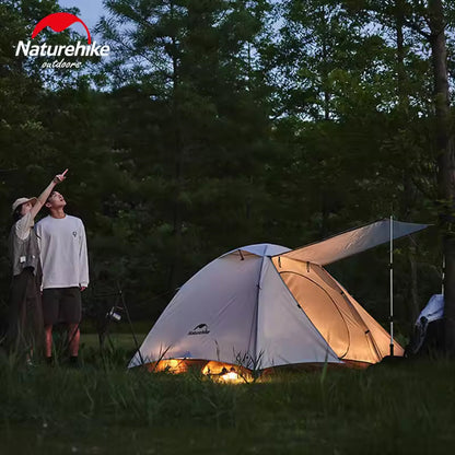 Naturehike Yunchuan Series Tent - Light Coffee Brown (210*(45+140+45)*115)