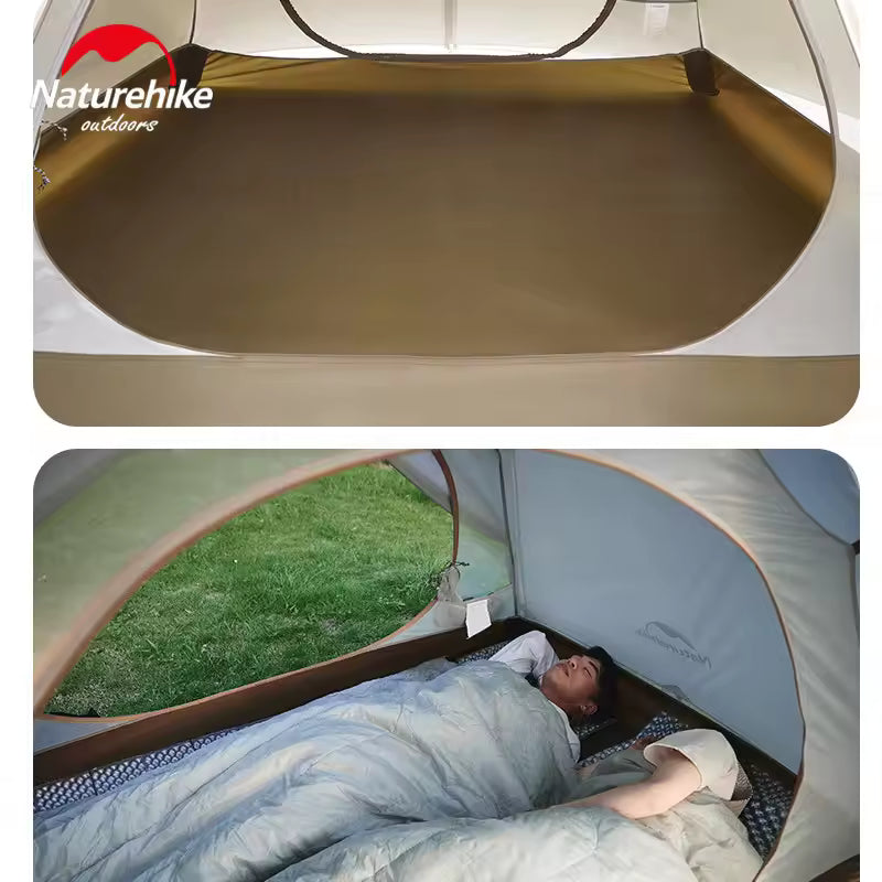 Naturehike Yunchuan Series Tent - Light Coffee Brown (210*(45+140+45)*115)