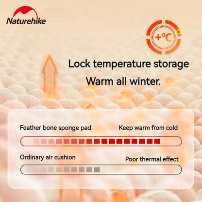 Naturehike Yugu Double Comfort Automatic Inflatable Cushion With Inner Inflatable Pump 200x132x12 - Beige