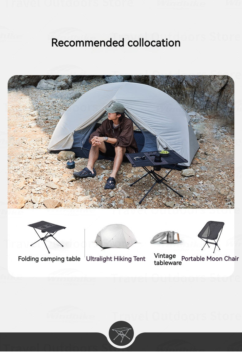 Naturehike FT07 Foldable Camping Table - Carbon Fibre (600g)