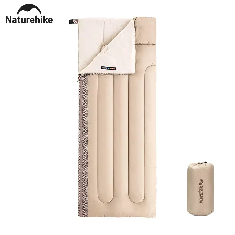 Naturehike Linglong L150 Sleeping Bag Right Zipper 190x75 - Brown