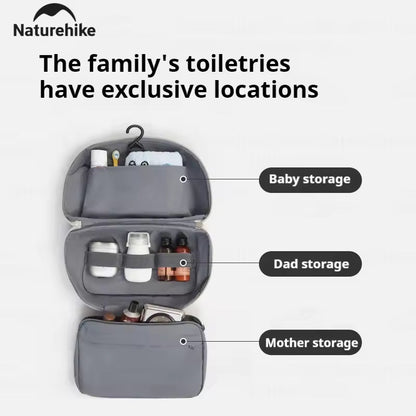 Naturehike Oxygen 2-in-1 Toiletry Bag - Black