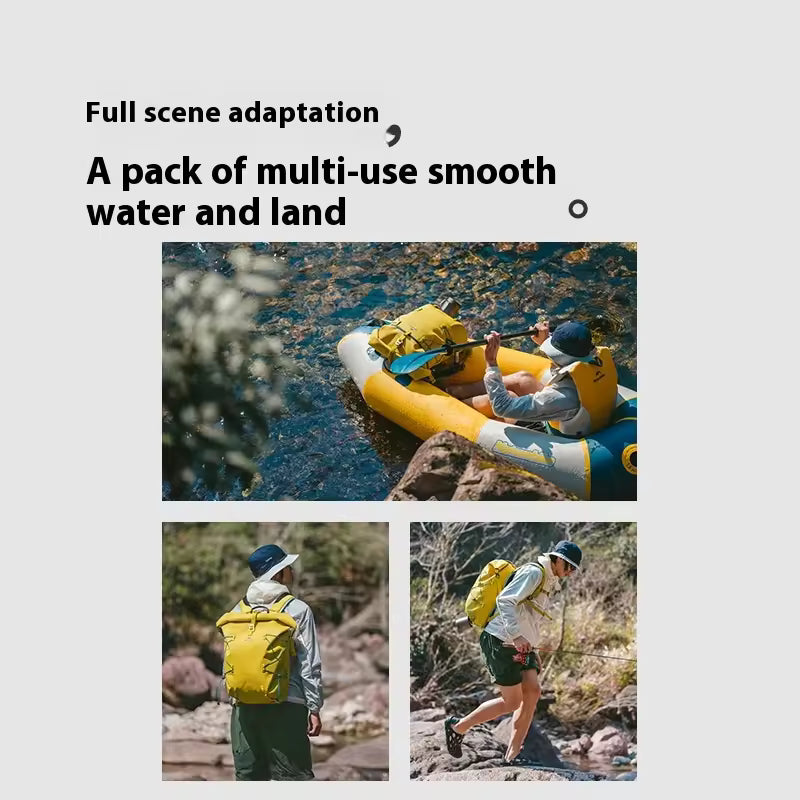 Naturehike Whale-fall Waterproof Backpack IPX7 28L - Black
