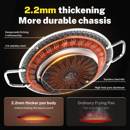 Naturehike Stainless Steel Baking Pan 34x34 - Black