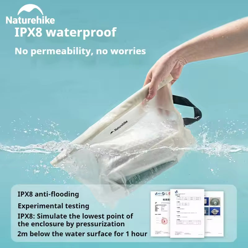 Naturehike Far Mountain Waterproof Toiletry Bag - White