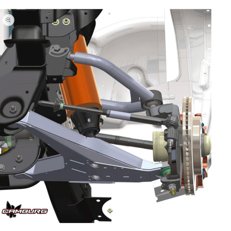 CAMBURG | PERFORMANCE LONG TRAVEL KIT 2.5″ WIDER EA SIDE | CAST STEEL | CHEVY/GMC 1500 2WD/4WD 2007-2018