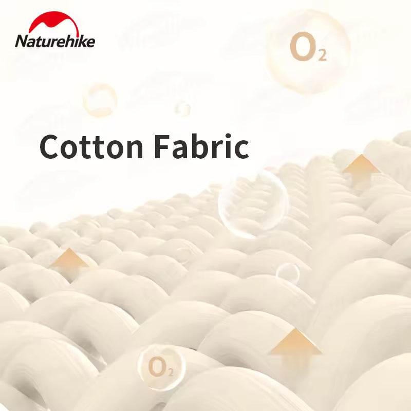 Naturehike Half Summer - Cotton Air Cushion Bedspread Cover Double- Lavender