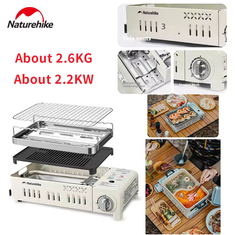 Naturehike WHITE BOAT Series Multifunctional Stove - Sand Color