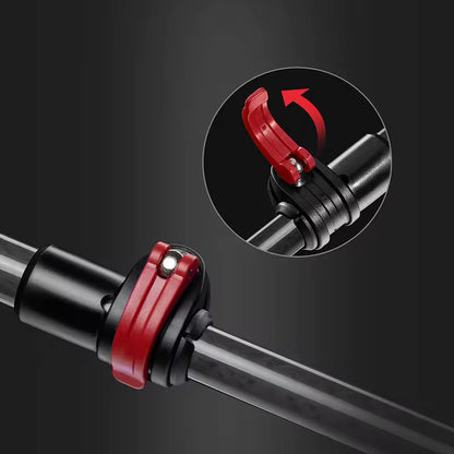 Naturehike ST10 Ultra Light Carbon Fiber Lock Trekking Pole - Blazing Red (54-120CM)